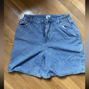 Shiny By Nature Denim Shorts